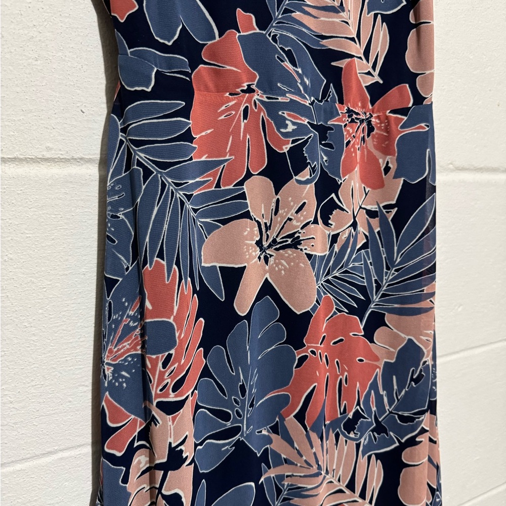 Lulus‎ Fragrant Blooms Navy Blue floral Print Maxi Dress Small Wedding Guest - Picture 7 of 7